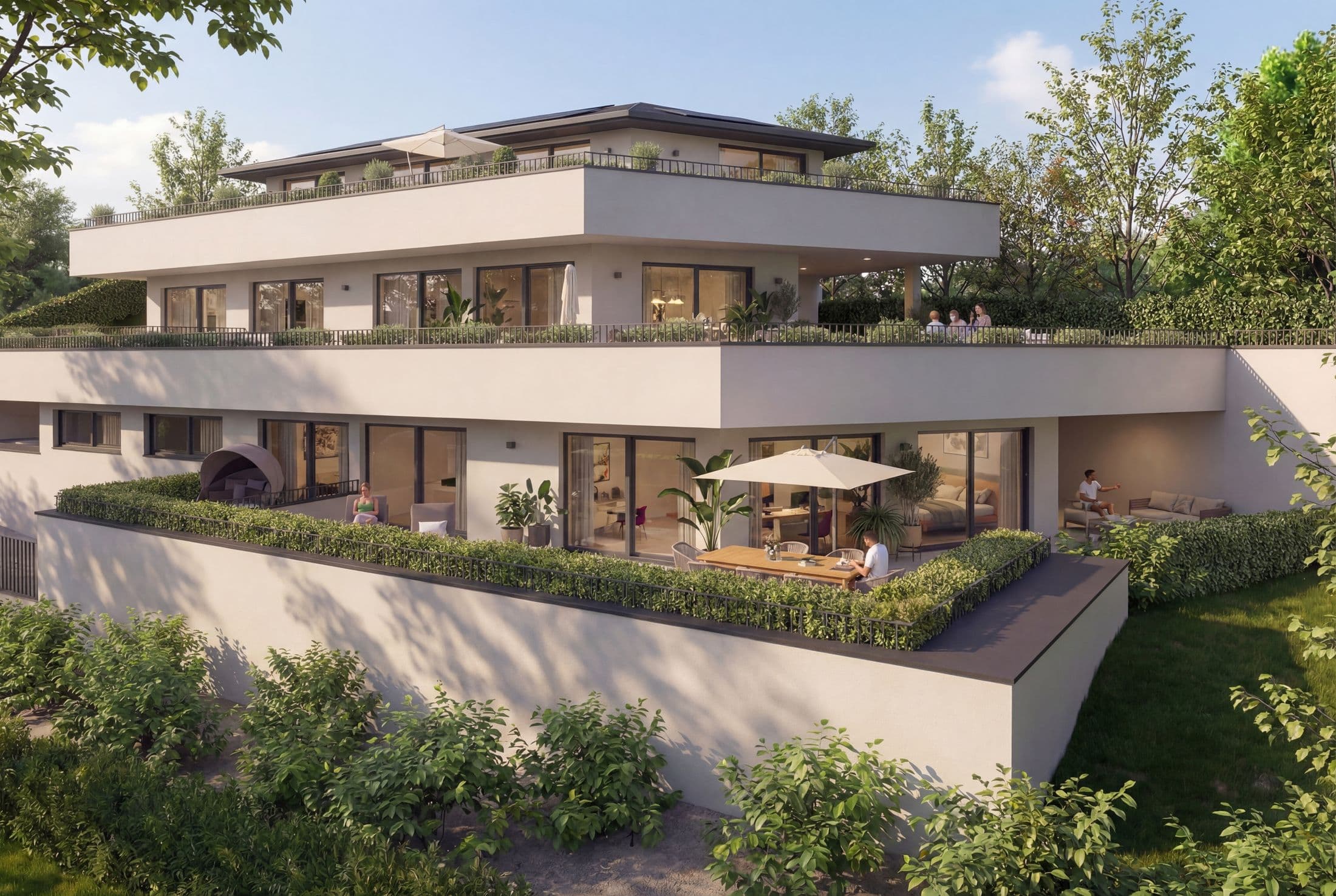 Gartenwohnung mit Terrasse im Erdgeschoss